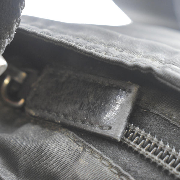PRADA Nylon Crossbody Messenger Bag Black