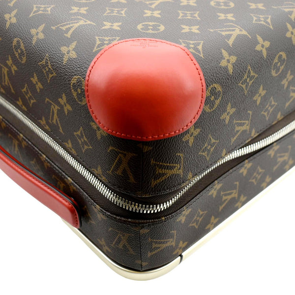 LOUIS VUITTON Horizon 55 Monogram Canvas Rolling Suitcase Cerise