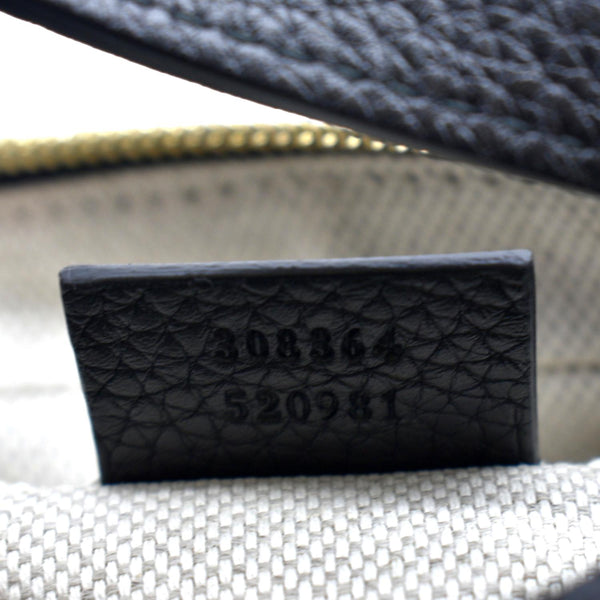 GUCCI  Soho Disco Leather Crossbody Bag Black 308364