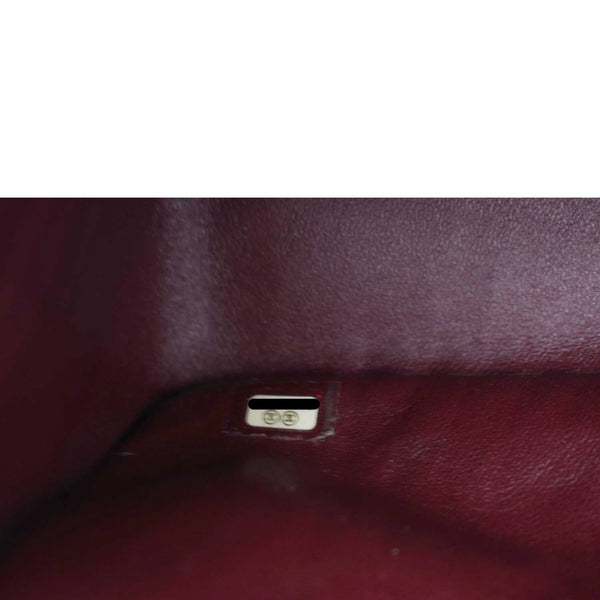 CHANEL Classic Jumbo Double Flap Quilted Caviar Leather Shoulder Bag Black