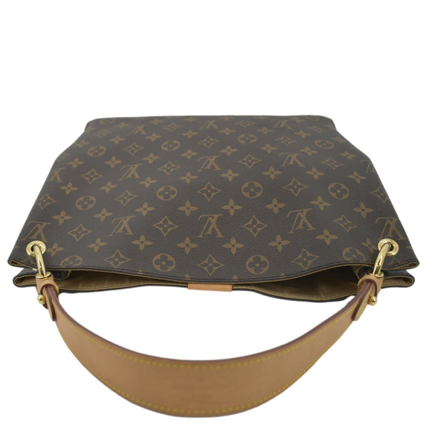 LOUIS VUITTON Graceful PM Monogram Canvas Hobo Bag Brown
