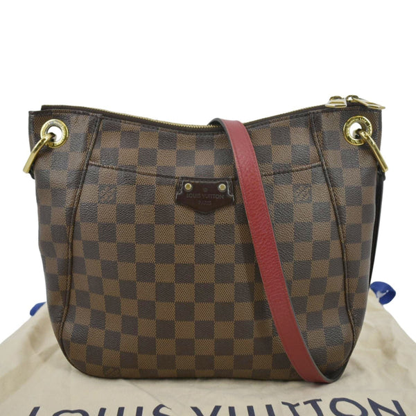 LOUIS VUITTON South Bank Besace Damier Ebene Crossbody Bag Brown