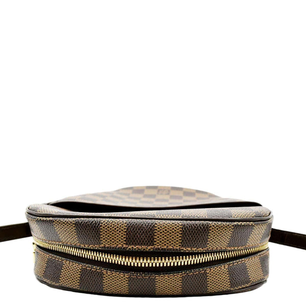 LOUIS VUITTON Ipanema GM Damier Ebene Crossbody Bag Brown