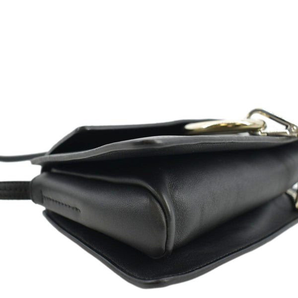 CHLOE Faye Small Suede Leather Shoulder Bag Black