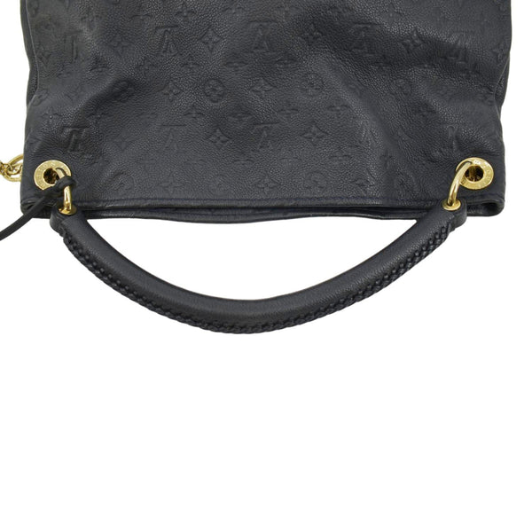 LOUIS VUITTON Artsy MM Empreinte Leather Hobo Bag Black