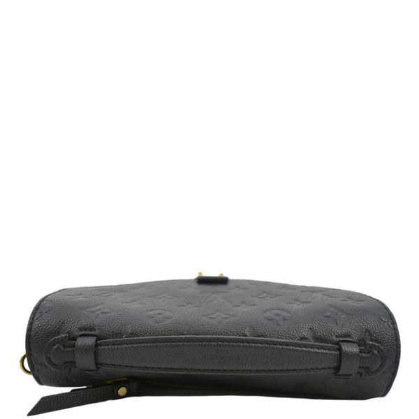 LOUIS VUITTON Metis Pochette Empreinte Leather Crossbody Bag Black
