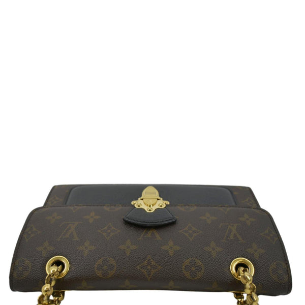 LOUIS VUITTON Victoire Monogram Canvas Crossbody Bag Black