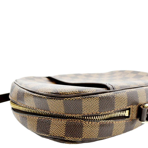 LOUIS VUITTON Ipanema GM Damier Ebene Crossbody Bag Brown