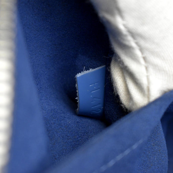 Louis Vuitton Alma BB Aqua Epi Leather Crossbody Bag - Number