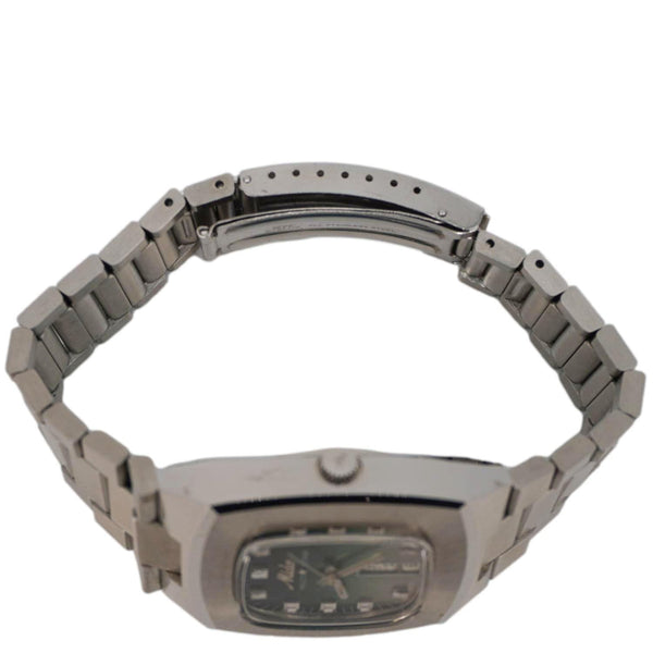 MIDO Rare 1849 Men's Stainless Steel Swiss Automatic Watch Green Dial 37MM