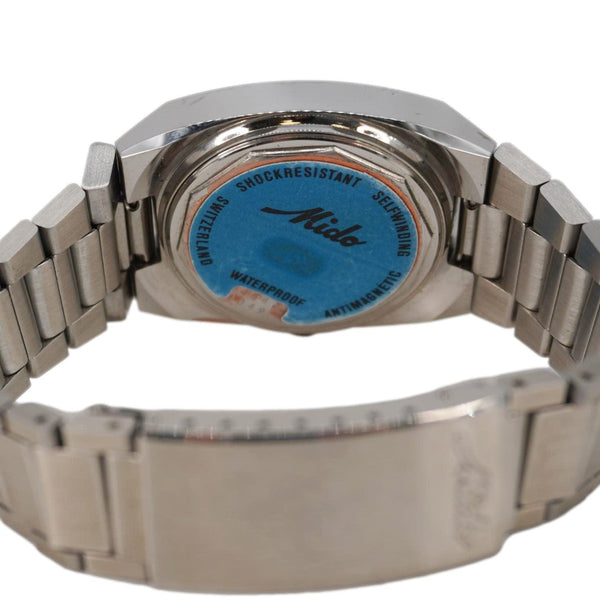 MIDO Rare 1849 Men's Stainless Steel Swiss Automatic Watch Green Dial 37MM