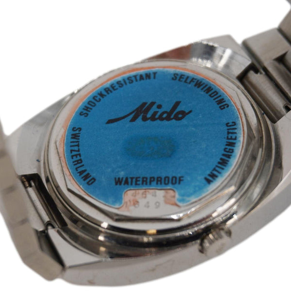 MIDO Rare 1849 Men's Stainless Steel Swiss Automatic Watch Green Dial 37MM