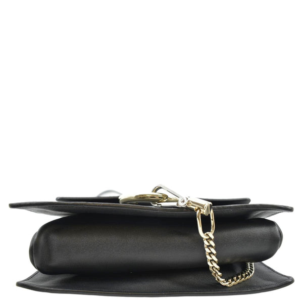 CHLOE Faye Small Suede Leather Shoulder Bag Black