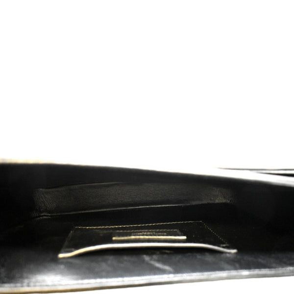 YVES SAINT LAURENT Solferino Medium Leather Shoulder Bag Black