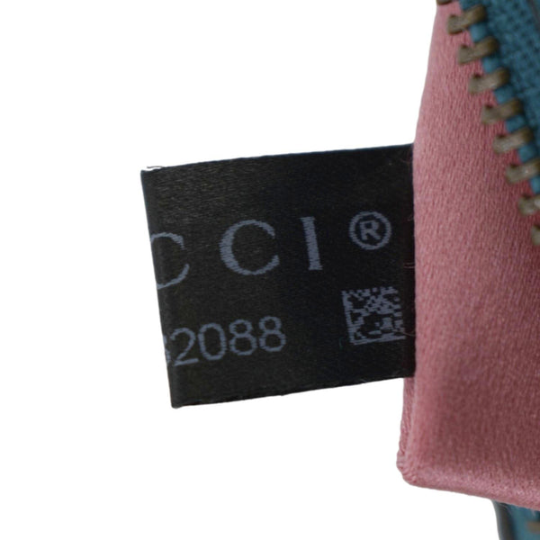 GUCCI GG Marmont Small Velvet Shoulder Bag - Turquoise