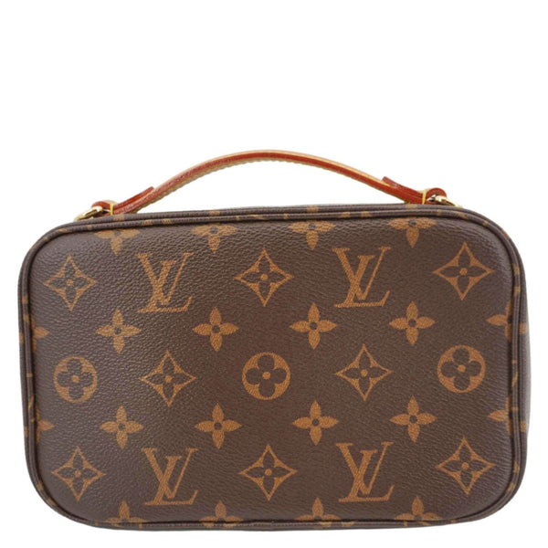 Louis Vuitton Utility Monogram Crossbody Bag Brown - Back View