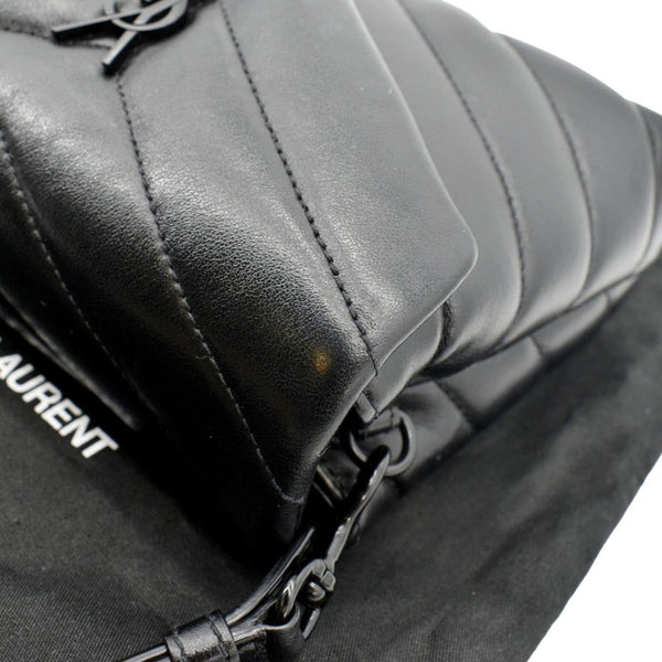 Yves Saint Laurent Toy Matelasse Leather Crossbody Bag in Black Color