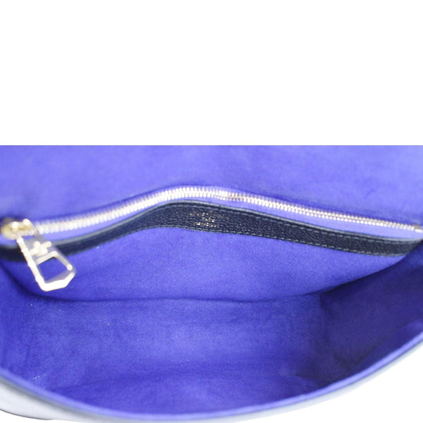 LOUIS VUITTON Diane Monogram Empreinte Leather Crossbody Bag Black