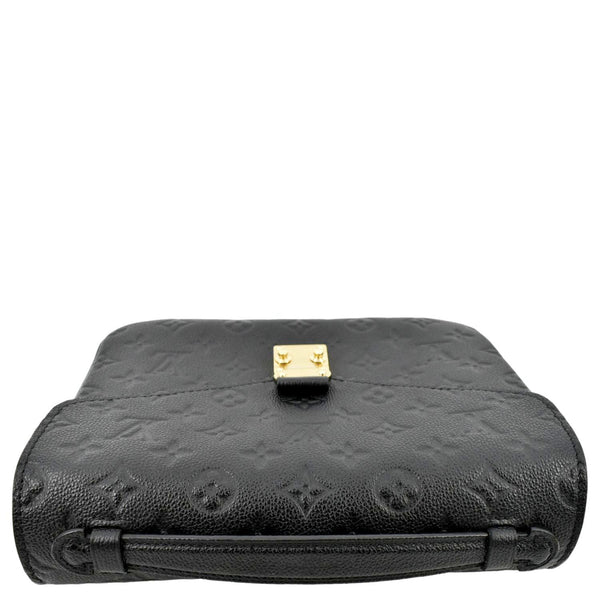 LOUIS VUITTON Metis Pochette Empreinte Leather Crossbody Bag Black