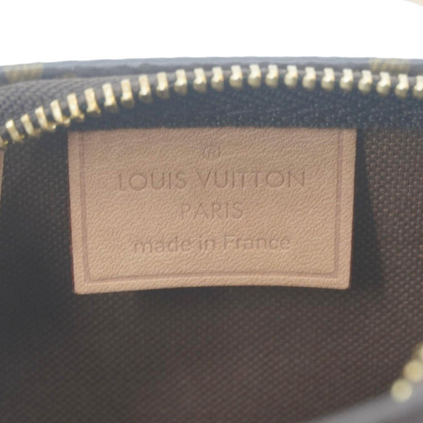 LOUIS VUITTON Nano Speedy Bandouliere Monogram Canvas Crossbody Bag Brown