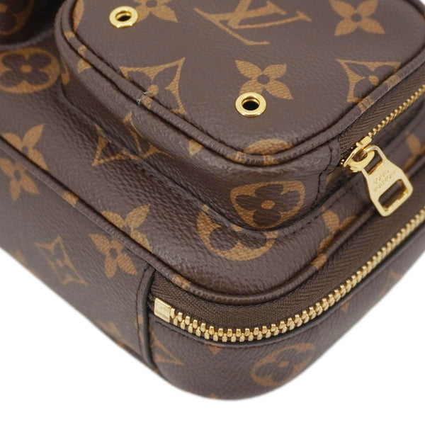 Louis Vuitton Utility Monogram Crossbody Bag Brown - Side View