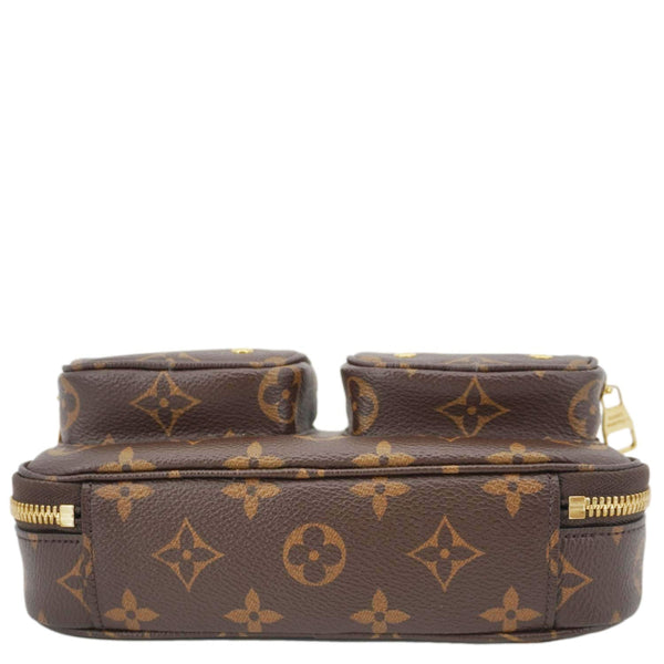 Louis Vuitton Utility Monogram Crossbody Bag Brown - Bottom View