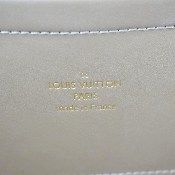 Louis Vuitton Utility Monogram Crossbody Bag Brown - Branding & Label Close-up