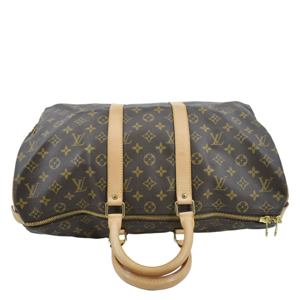 LOUIS VUITTON Keepall 45 Monogram Canvas Travel Bag Brown