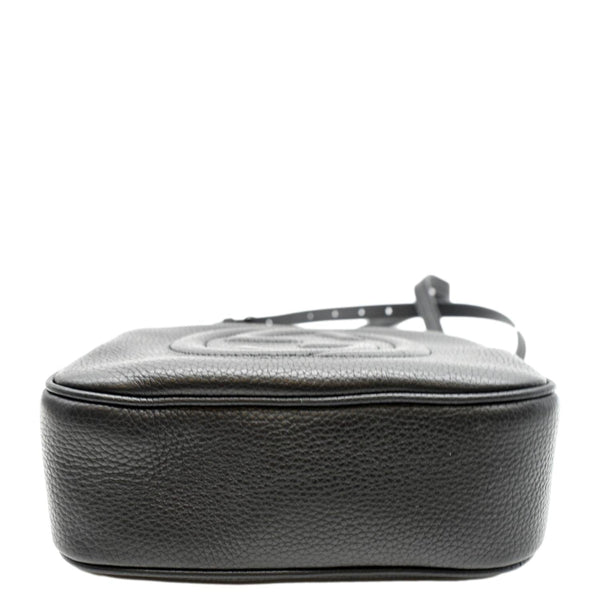 GUCCI  Soho Disco Leather Crossbody Bag Black 308364