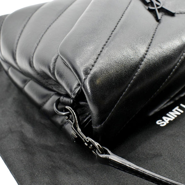 Yves Saint Laurent Toy Matelasse Leather Crossbody Bag in Black Color