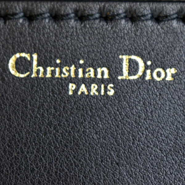 CHRISTIAN DIOR Dio(r)evolution Flap Calfskin Crossbody Bag Black