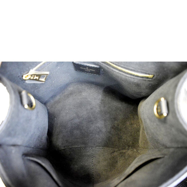 LOUIS VUITTON Onthego PM Monogram Empreinte Tote Shoulder Bag Black