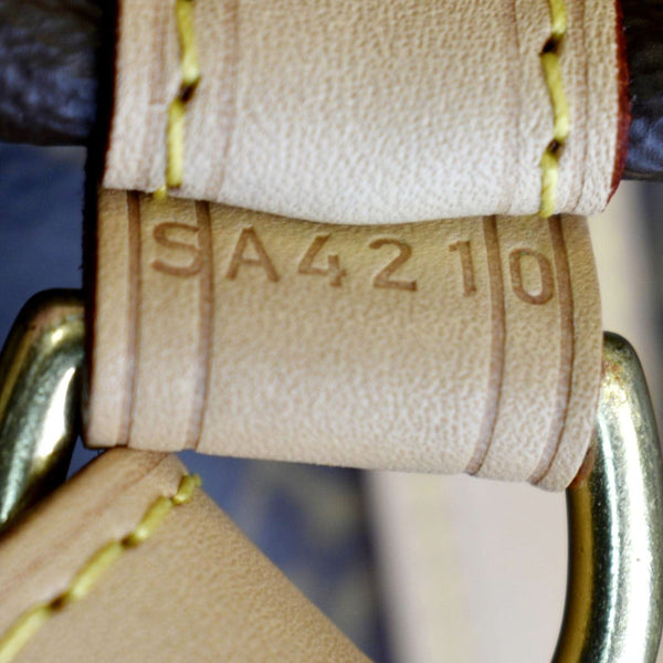 LOUIS VUITTON Petit Noe NM Monogram Canvas Shoulder Bag Brown