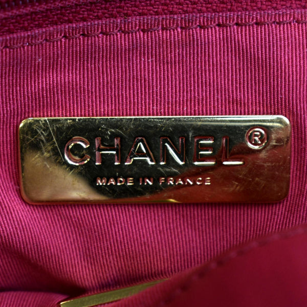 CHANEL 19 Medium Quilted Lambskin Leather Flap Shoulder Bag Red