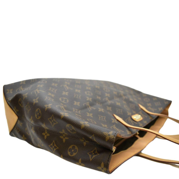 LOUIS VUITTON Wilshire GM Monogram Canvas Tote Shoulder Bag Brown
