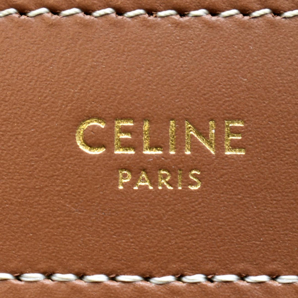 CELINE Luggage Denim Leather Tote Crossbody Bag Bicolor