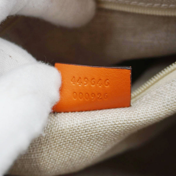 GUCCI GG Microguccissima Boston Travel Bag Orange 449646