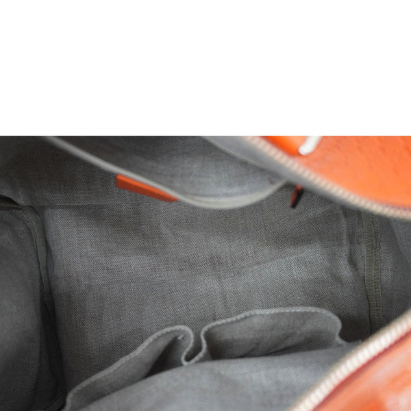 GUCCI GG Microguccissima Boston Travel Bag Orange 449646