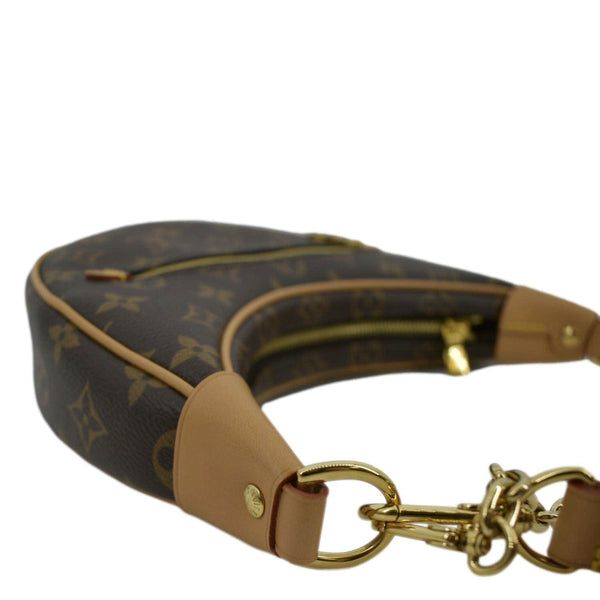 LOUIS VUITTON Loop Monogram Canvas Baguette Bag Brown