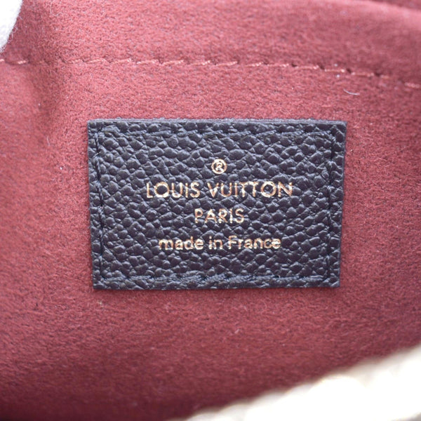 LOUIS VUITTON Multi Pochette Accessoires Bicolor Monogram Empreinte Crossbody Bag Black