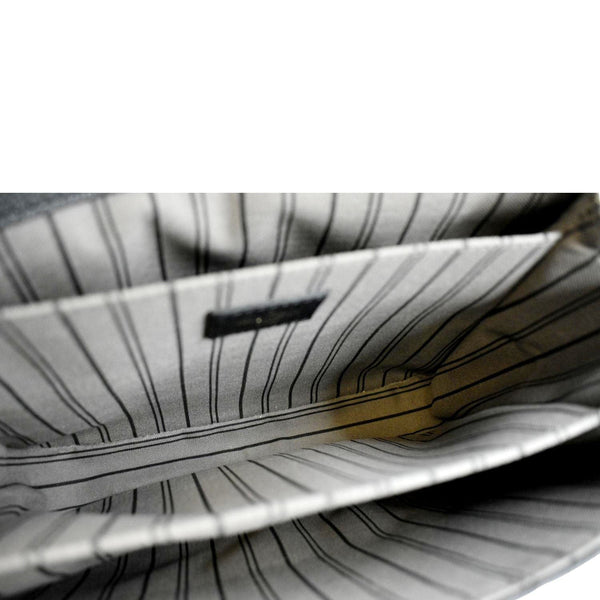 LOUIS VUITTON Metis Pochette Empreinte Leather Crossbody Bag Black