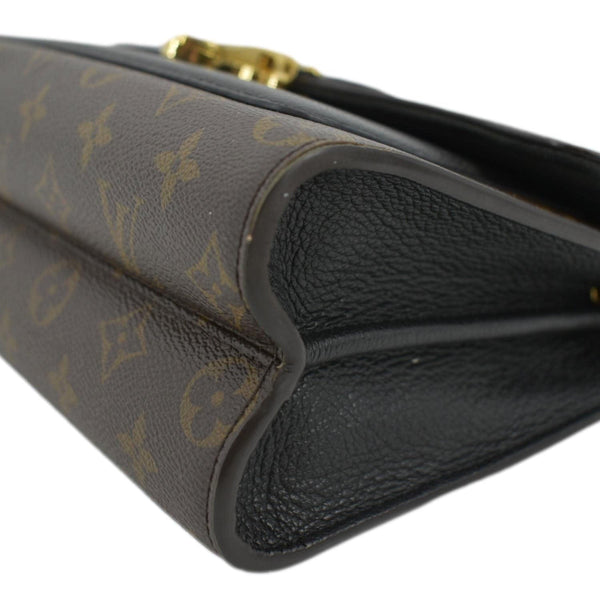 LOUIS VUITTON Victoire Monogram Canvas Crossbody Bag Black