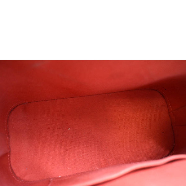 LOUIS VUITTON Alma BB Damier Ebene Satchel Crossbody Bag Brown