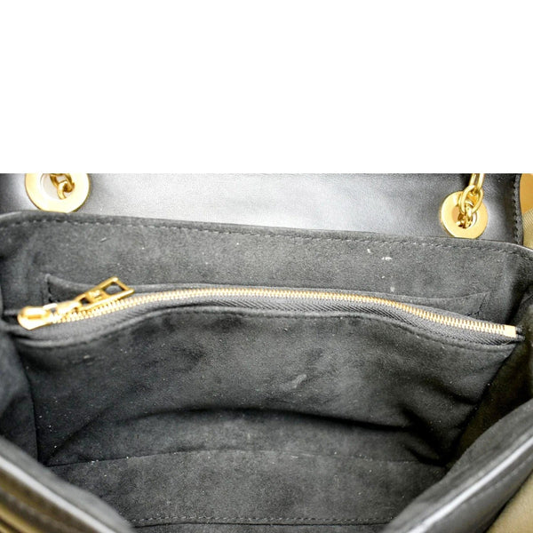 LOUIS VUITTON New Wave Chain Leather Crossbody Bag Black