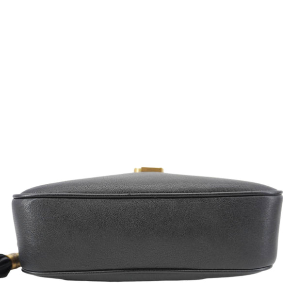 Yves Saint Laurent Lou Grained Leather Camera Crossbody Bag - Bottom View