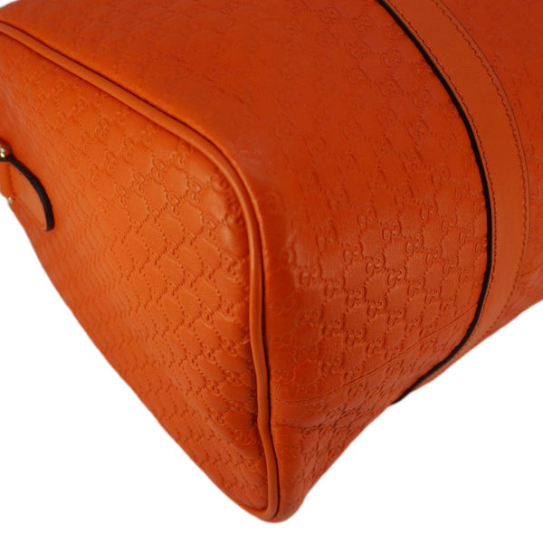 GUCCI GG Microguccissima Boston Travel Bag Orange 449646