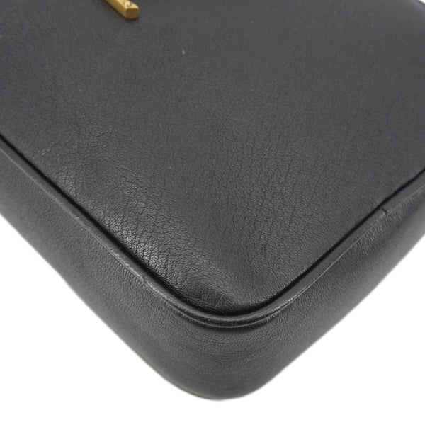 Yves Saint Laurent Lou Grained Leather Camera Crossbody Bag - Edge