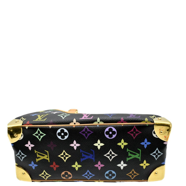 LOUIS VUITTON Trouville Monogram Canvas Satchel Bag Multicolor