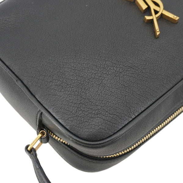 Yves Saint Laurent Lou Grained Leather Camera Crossbody Bag - Quilted Leather Texture