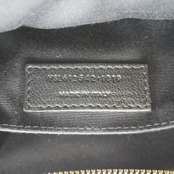 Yves Saint Laurent Lou Grained Leather Camera Crossbody Bag - Serial Number Tag